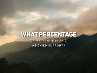 What Percentage of My Income is Paid as Child Support